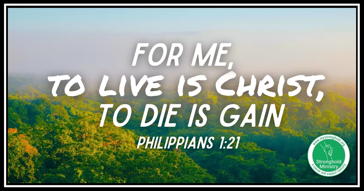 We can face the fear of death boldly knowing Christ will be there for us even more!