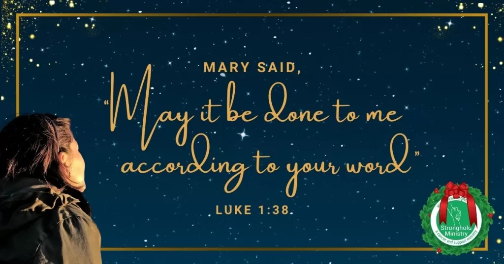 Mary pondered and treasured the amazing things God said about her - she would bear Jesus and so do we!